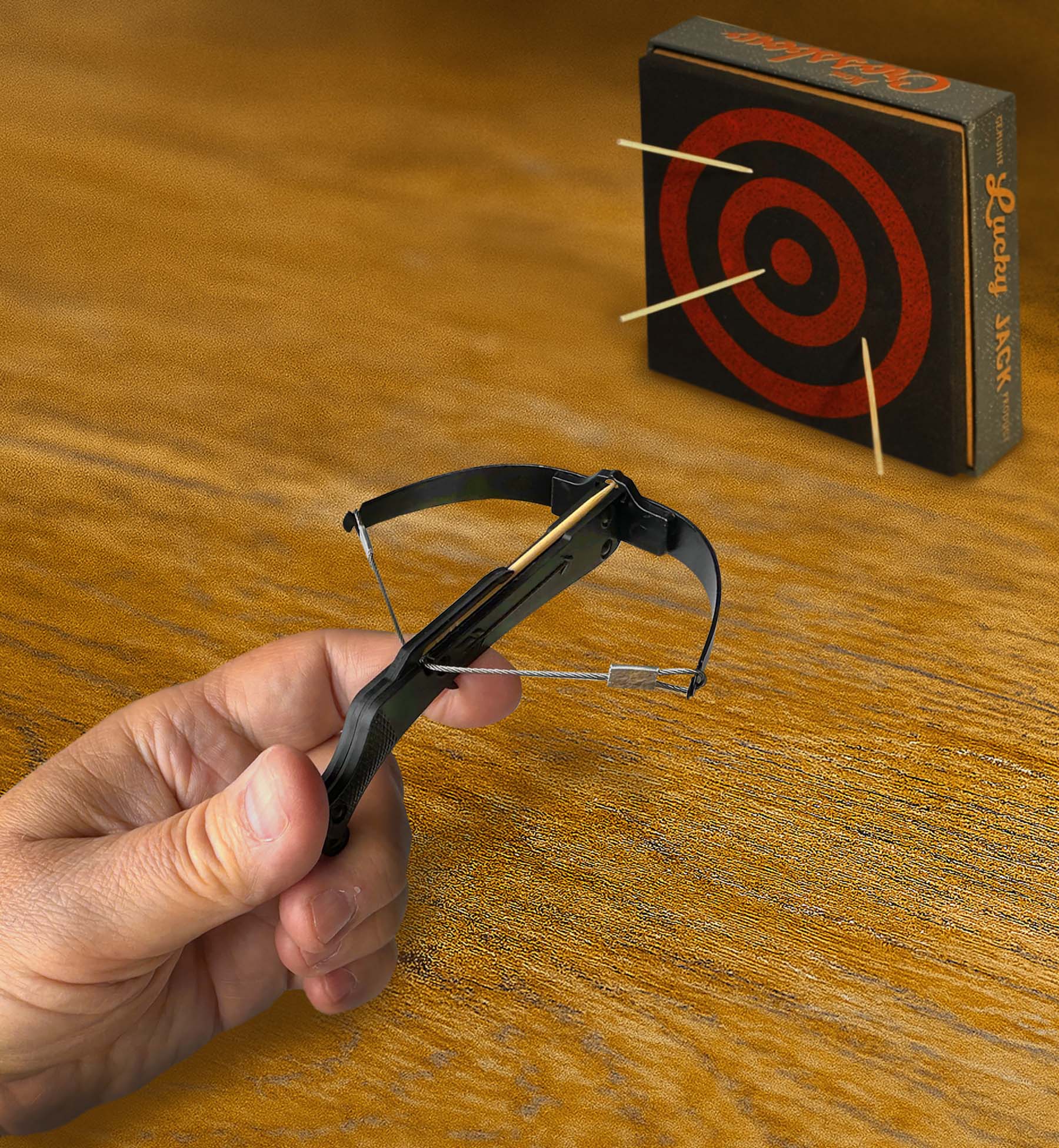 Mini Crossbow - Toothpick Shooter
